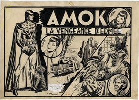ANTONIO CANALE (couvertures originale pour AMOK) 