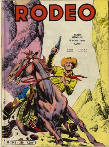 JEAN-YVES MITTON  - planche originale pour Rodeo