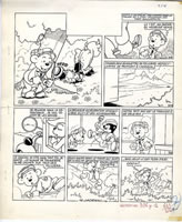 MOREAU Robert + Dicky - planche originale